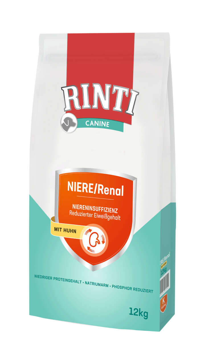 RINTI Hunde-Trockenfutter Canine Niere/Renal Huhn